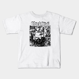 Black Midi Hellfire Post Punk Band Kids T-Shirt